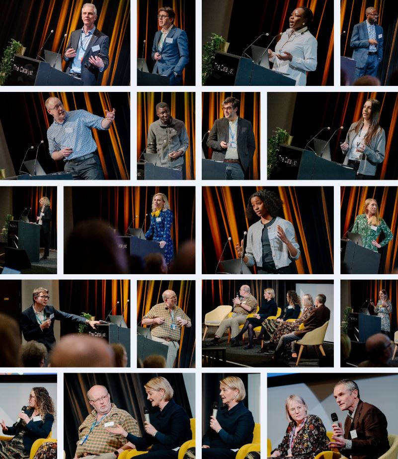 Collage of BRC showcase event